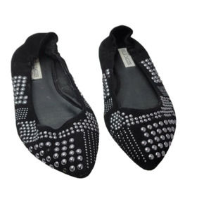 Kelsi Dagger Pointed toes studded flats 7.5